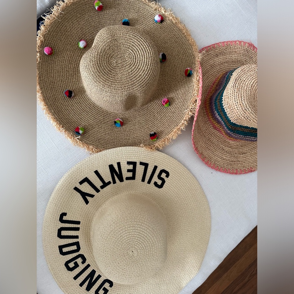 straw summer floppy hat fedora